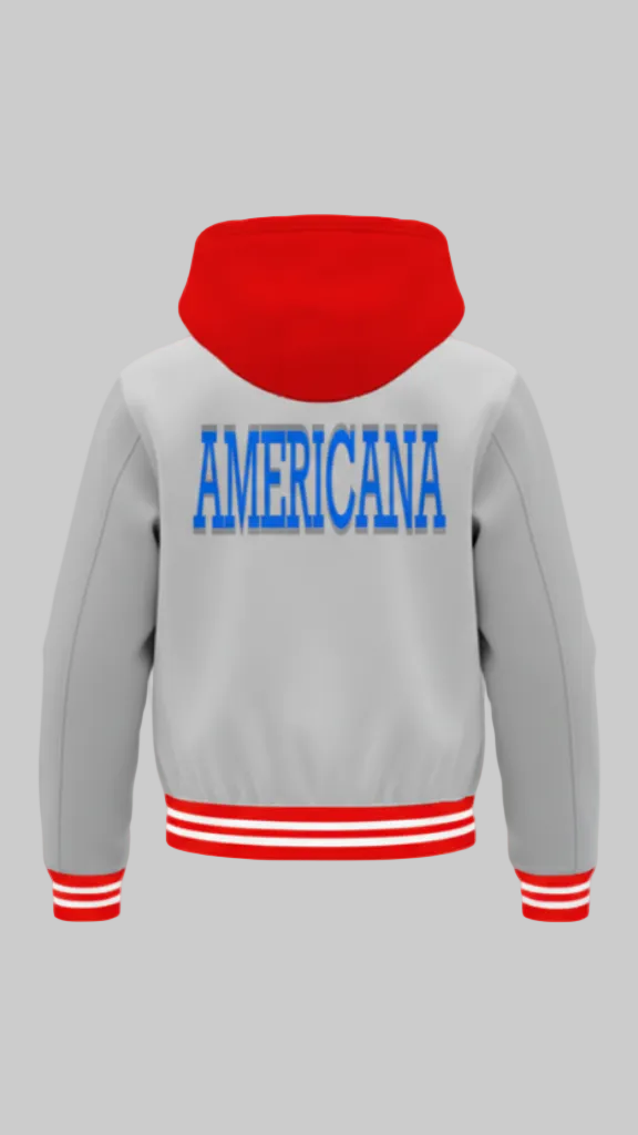 Classic Americana Hooded Varsity Jacket