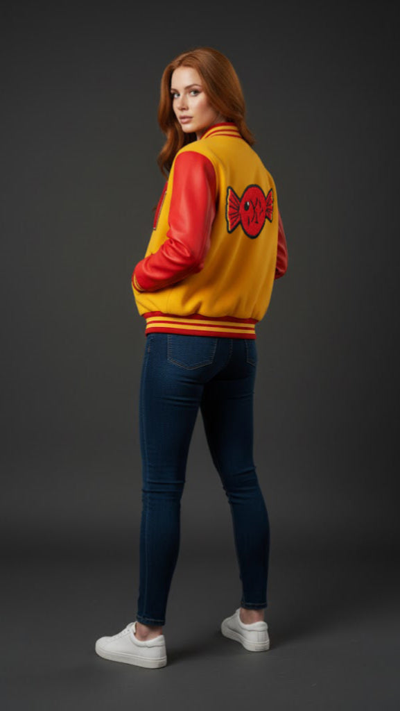 You Are My Candy Girl Varsity Jacket
