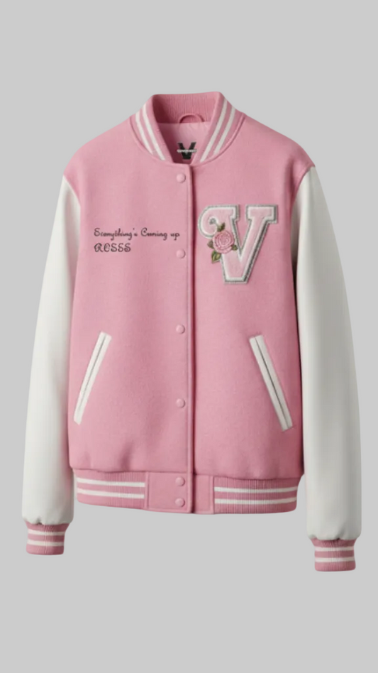 Everything Coming up Roses Women Varsity Jacket
