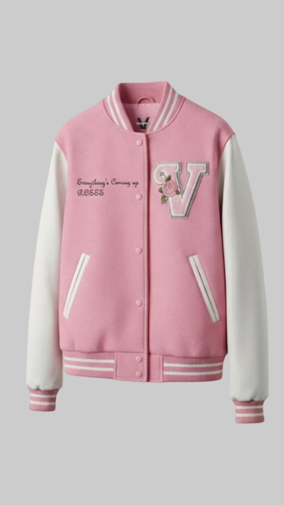 Everything Coming up Roses Women Varsity Jacket